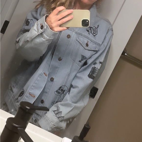 COPY - 90’s Style BF over-sized Jean Jacket XL - Picture 2 of 4
